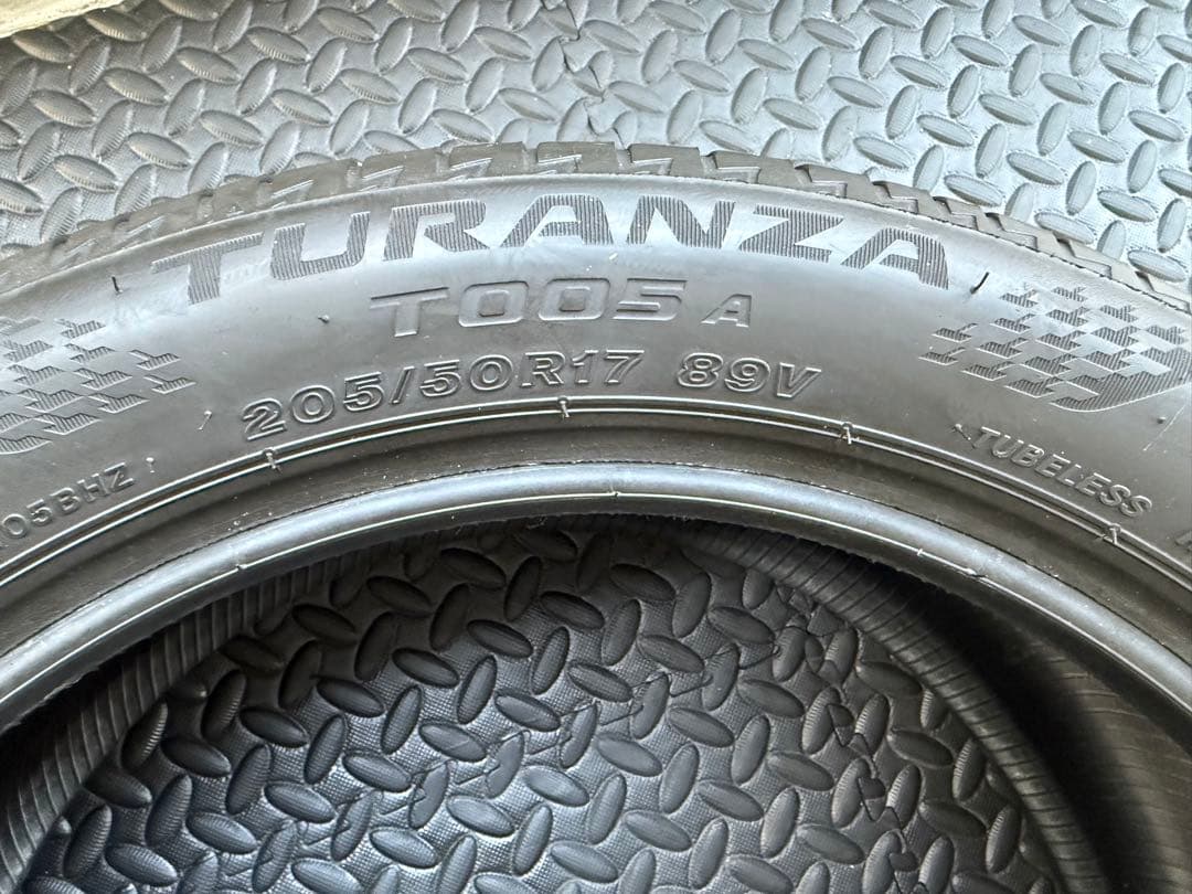 2️⃣ 【送料無料】ブリヂストンTURANZA T005A 205/50R17 4本