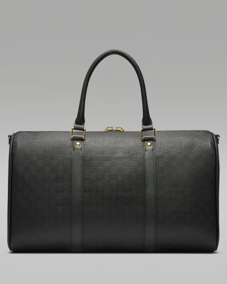 新品 ジョーダン モノグラム ダッフルバッグ 25L 黒金 HV2856-011