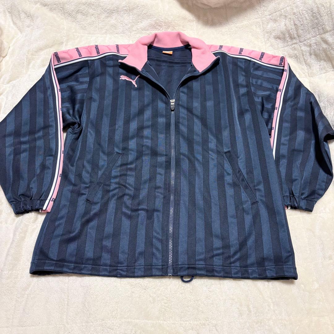 [希少]プーマ PUMA トラックジャケット ピンク ジャージ Y2K 廃盤 S
