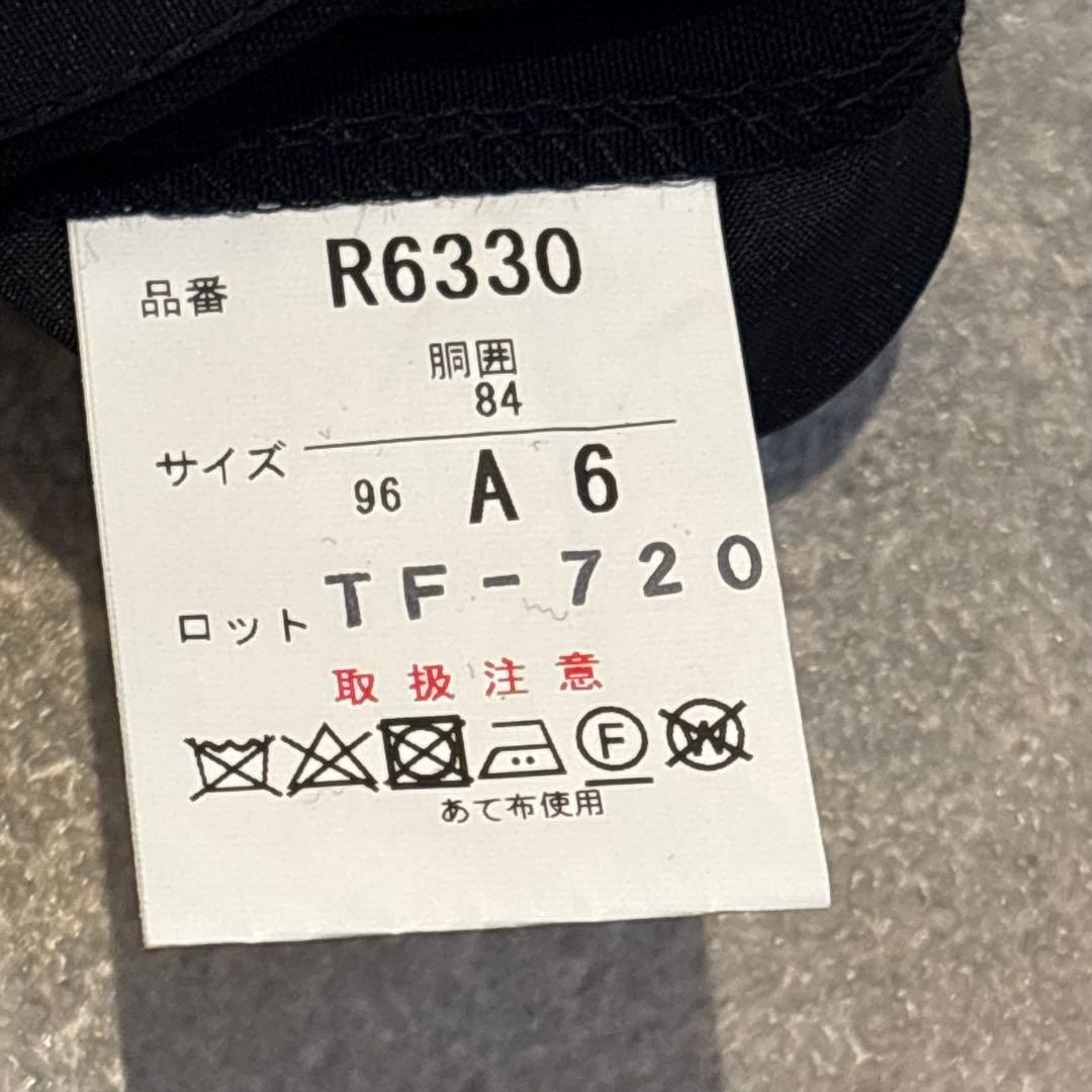 【美品】礼服　漆黒　ブラックフォーマル　A6 スーツ　ウール100%
