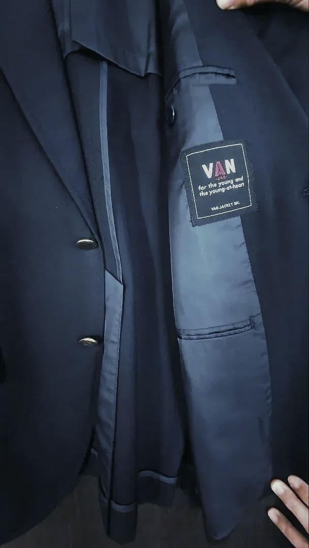 VAN JACKET 濃紺ブレザー 金ボタン ヴァンヂャケット