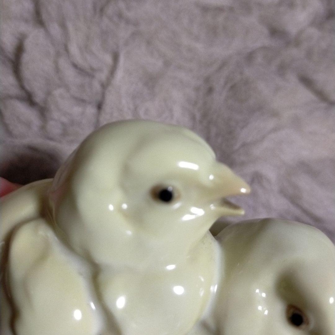 【お値下げ!!】フッチェンロイター　ヴィンテージ　陶器製　ひよこ２羽