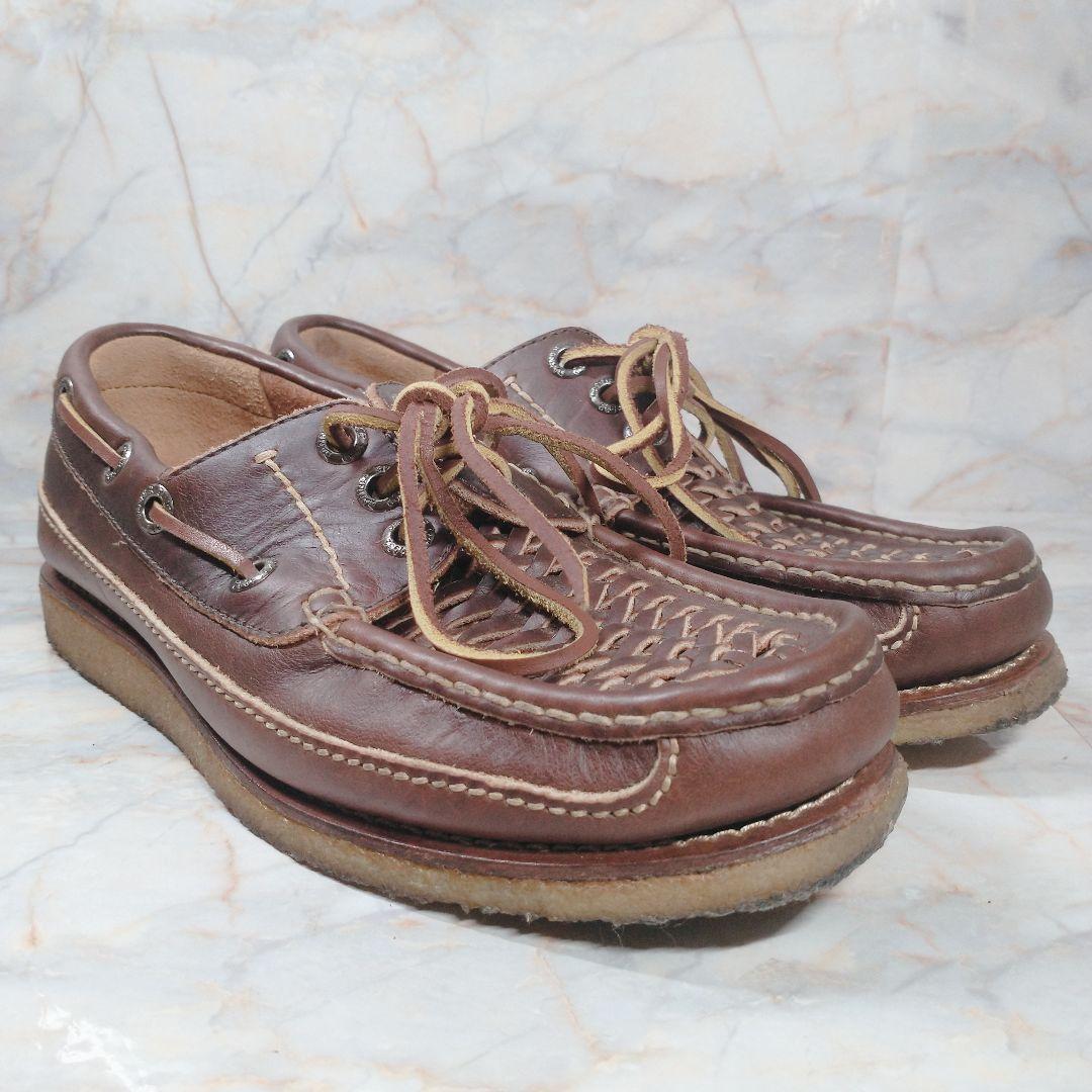 Danner ダナー デッキシューズ ウーブンモック 編み込み 本革 26cm