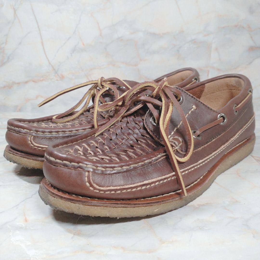 Danner ダナー デッキシューズ ウーブンモック 編み込み 本革 26cm