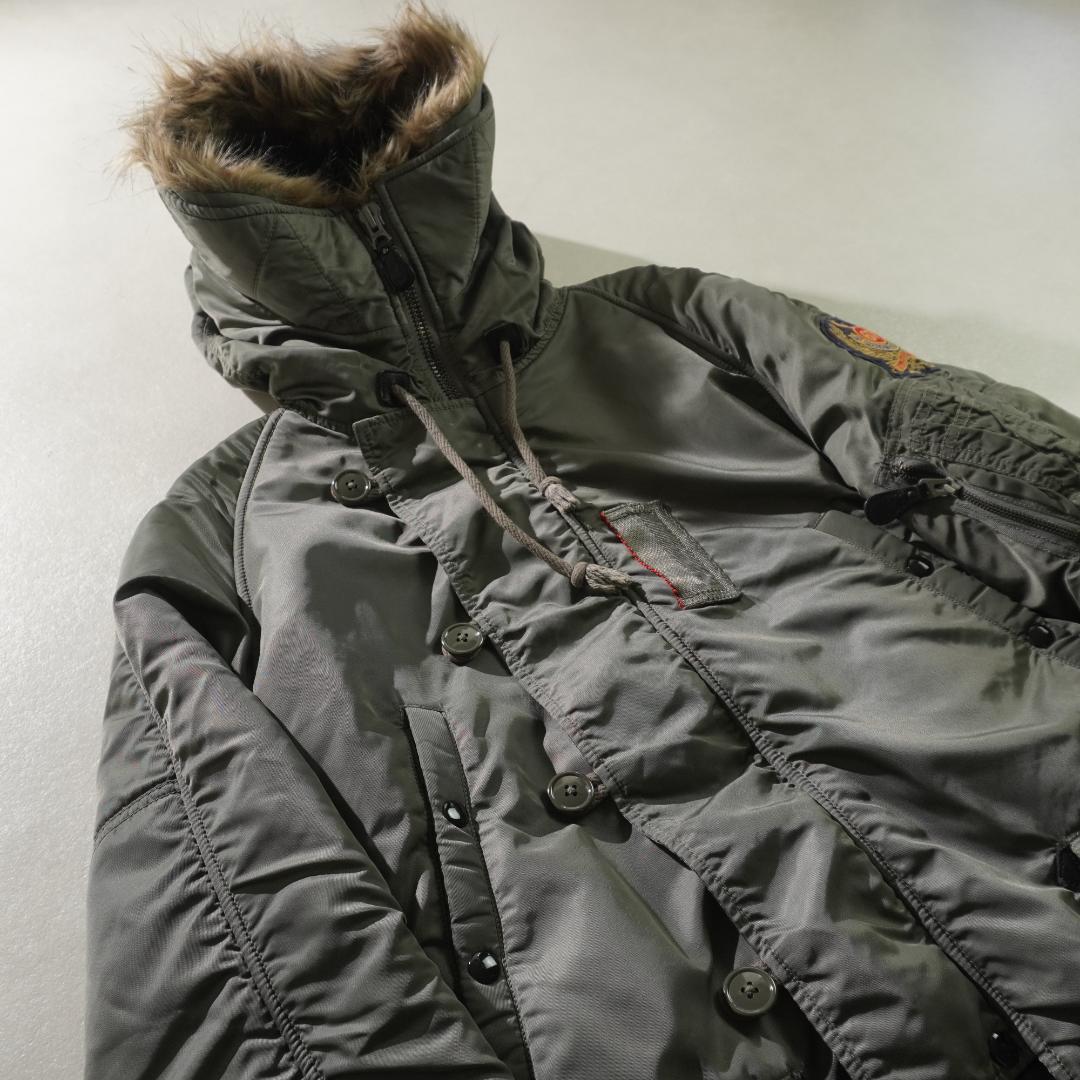 RALPHLAUREN N3-Bファーフードモッズコート/TW319