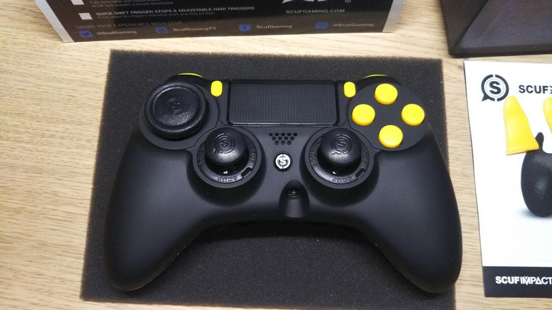 SCUF IMPACT スカフ インパクト フルカスタム 黒×黄