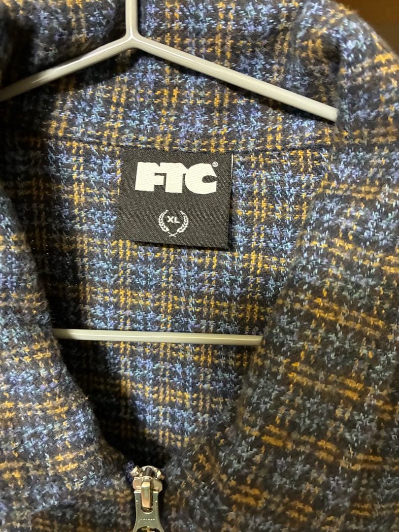 FTC チェック柄ブルゾン　XL