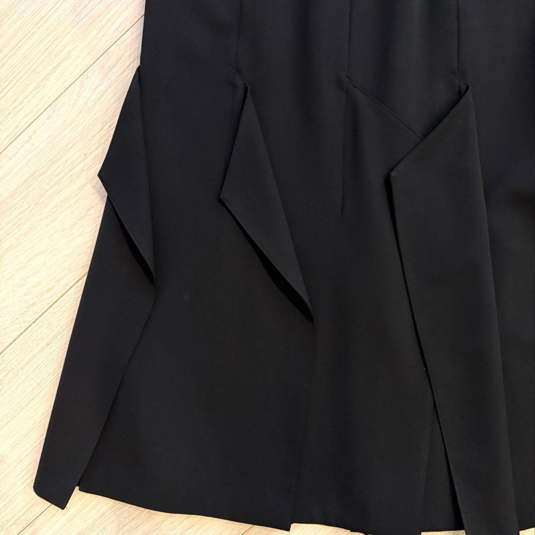 AKIRANAKA アシンメトリーフレアスカート ブラック size 1 美品