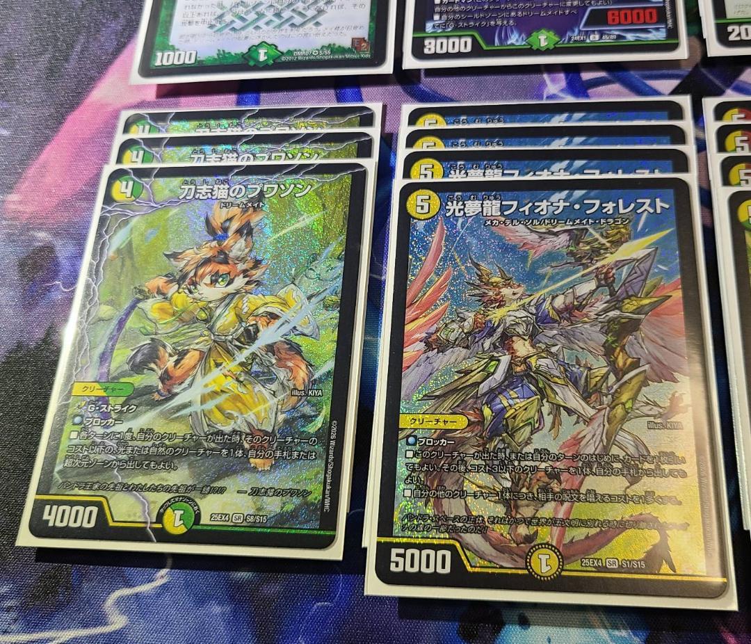 ドリームメイトデッキ　光夢龍フィオナフォレスト　刀志猫プワソン　入り
