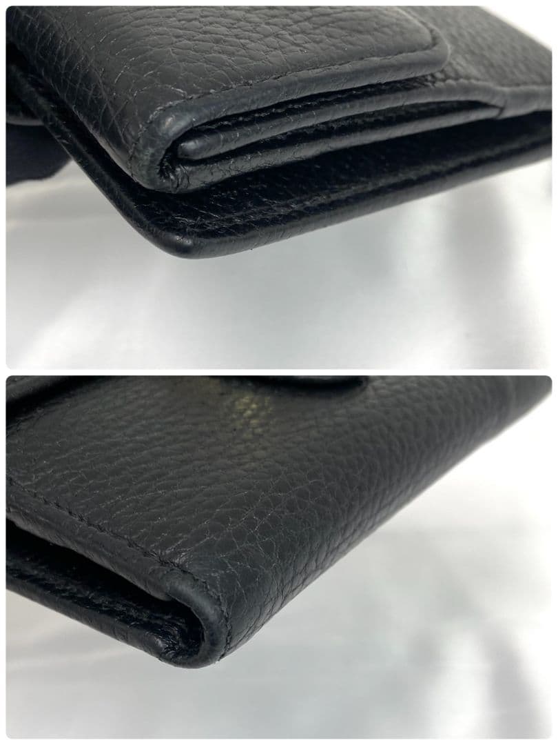 ✨️美品✨️GUCCI 二つ折り財布 ダブルホック インターロッキング
