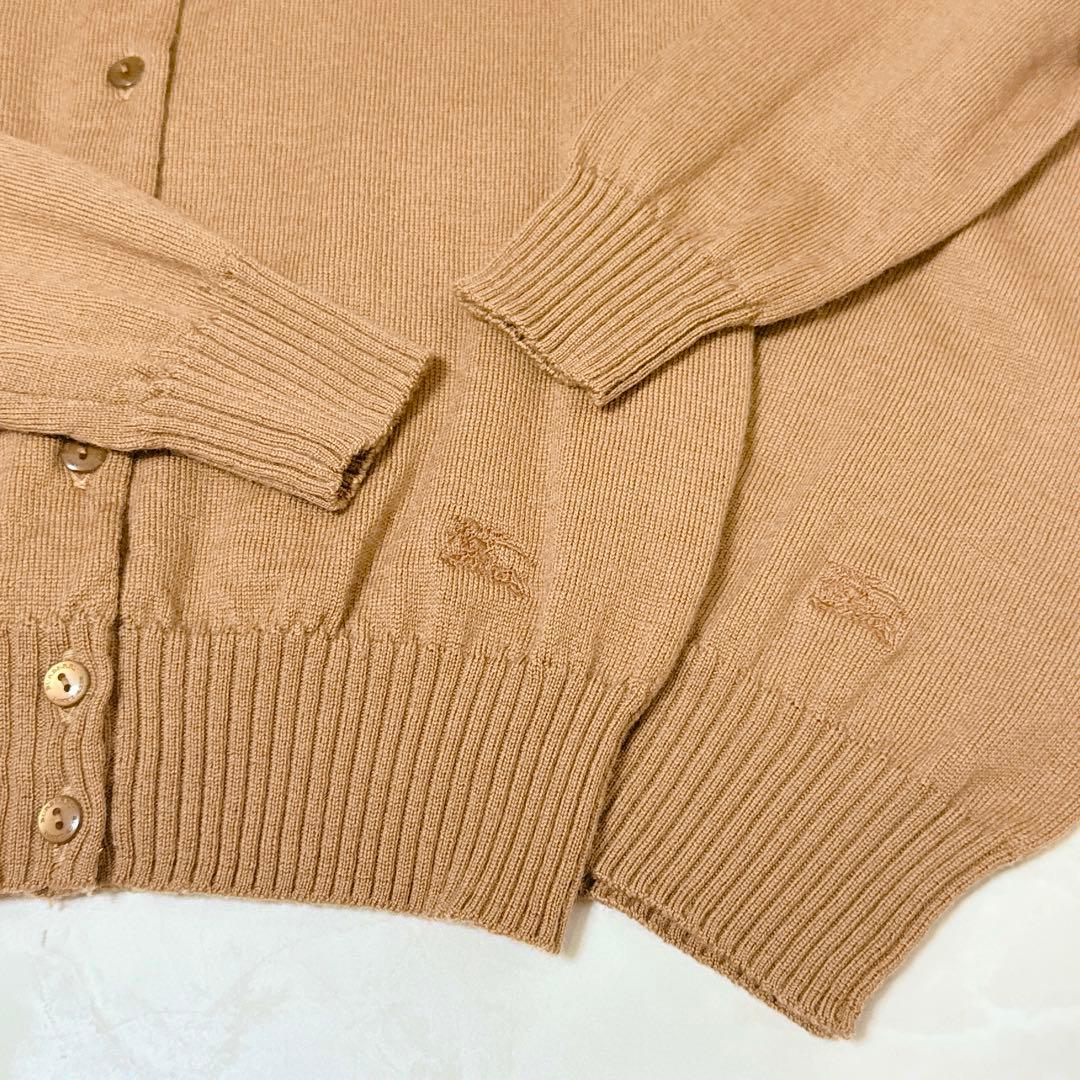 BURBERRY アンサンブル キャメル 長袖カーディガン 半袖ニット 2点 M