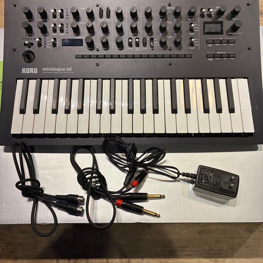 【即決可】KORG minilogue xd 37鍵 (送料込・おまけ付)