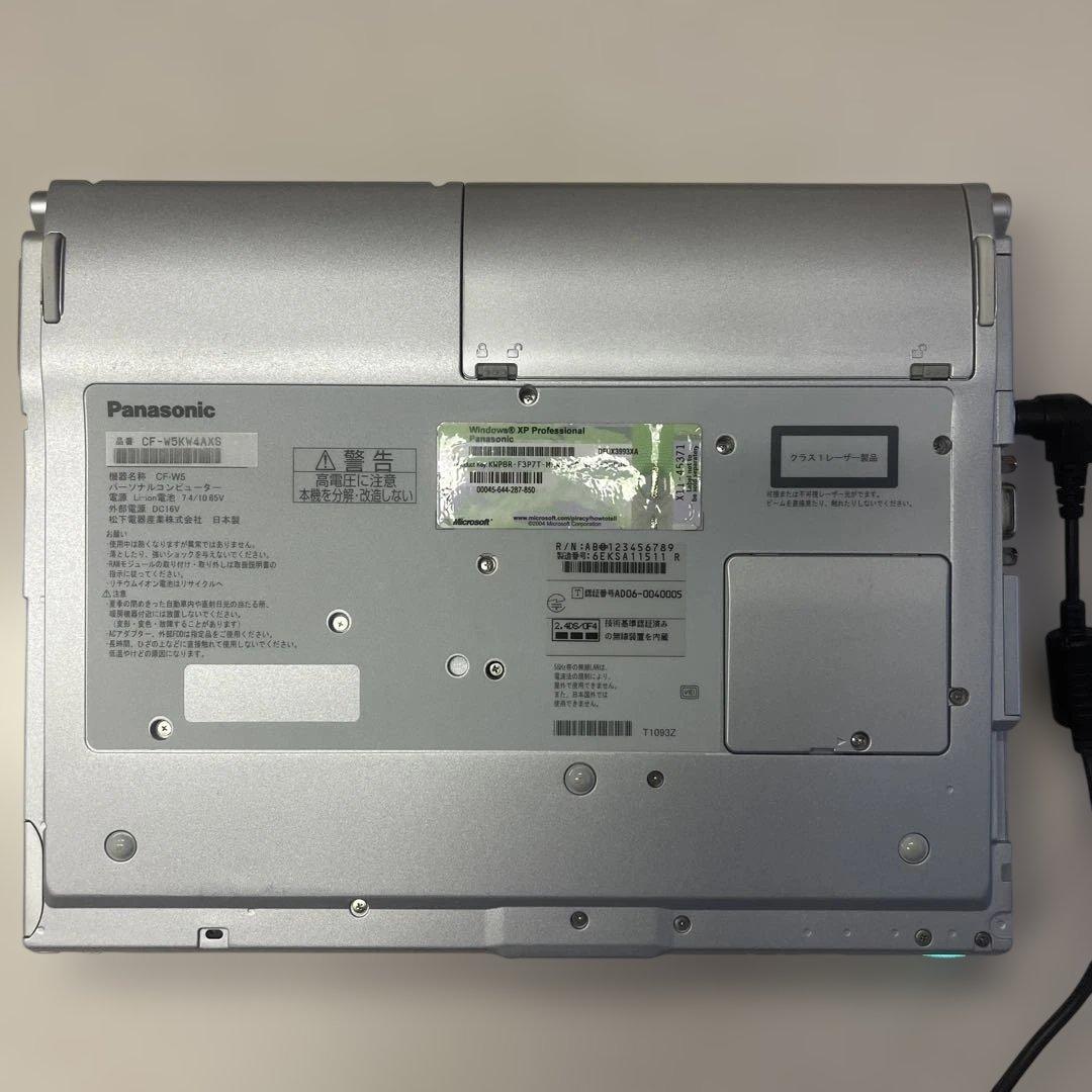 ★格安美品★WindowsXP★長時間バッテリー付き12.1インチモバイルPC★