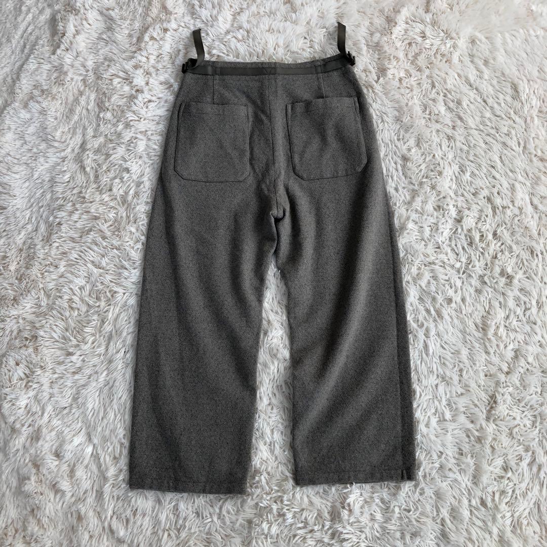 ULTERIOR　アルテリア　カシミヤ混ウールパンツ　ライトグレー