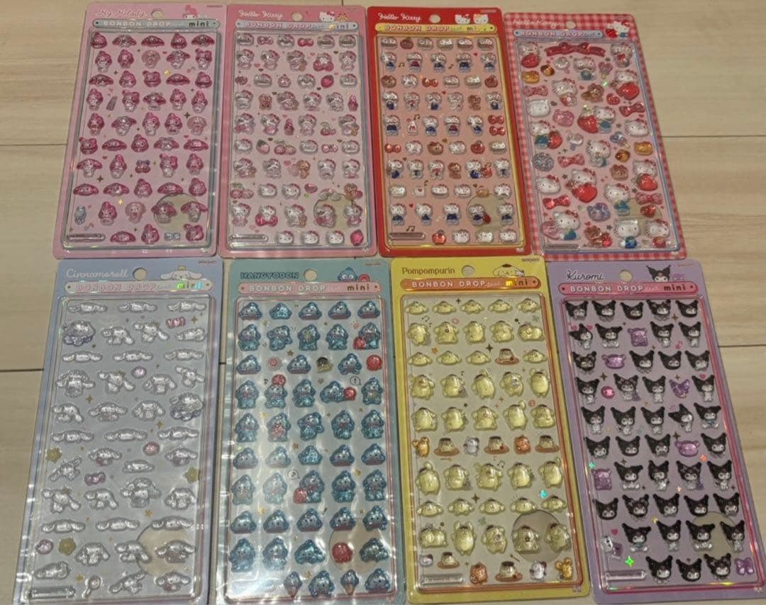 新品　ボンボンドロップシール　サンリオ　たまごっち　国内正規品　141枚セット②