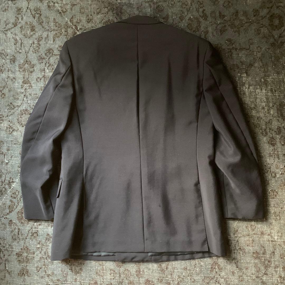 希少 3P ダブルスーツ スリーピース ネイビー 90s 大人気 モヘア 古着
