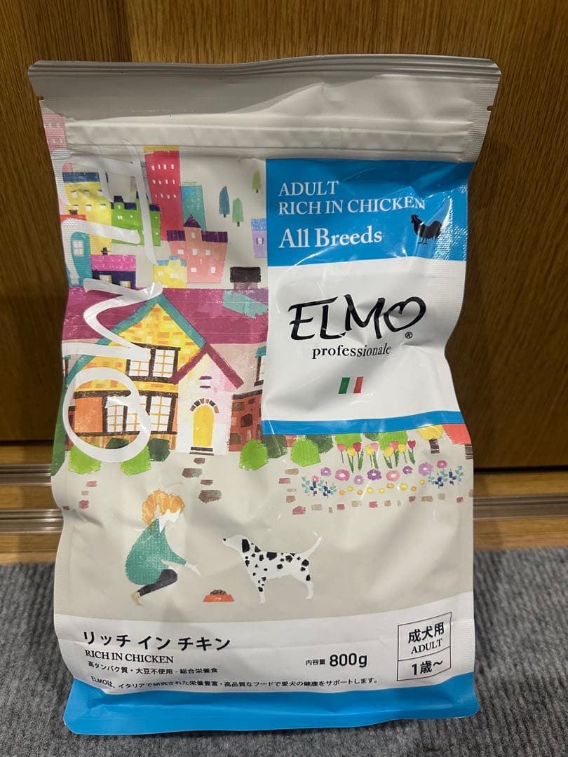 ELMO リッチインチキン ドッグフード 800g×3 3kg×1計5.4キロ