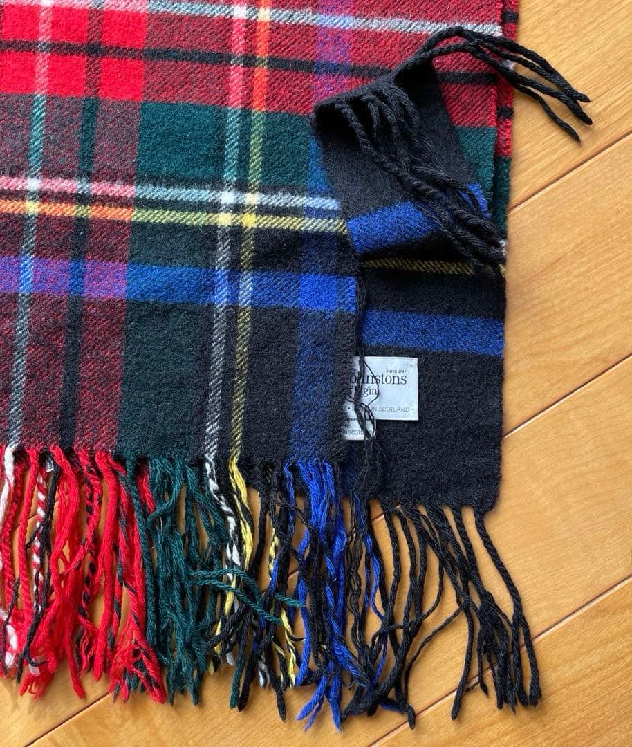 【難あり】Johnstons of Elgin ♦︎カシミヤ 大判ストール