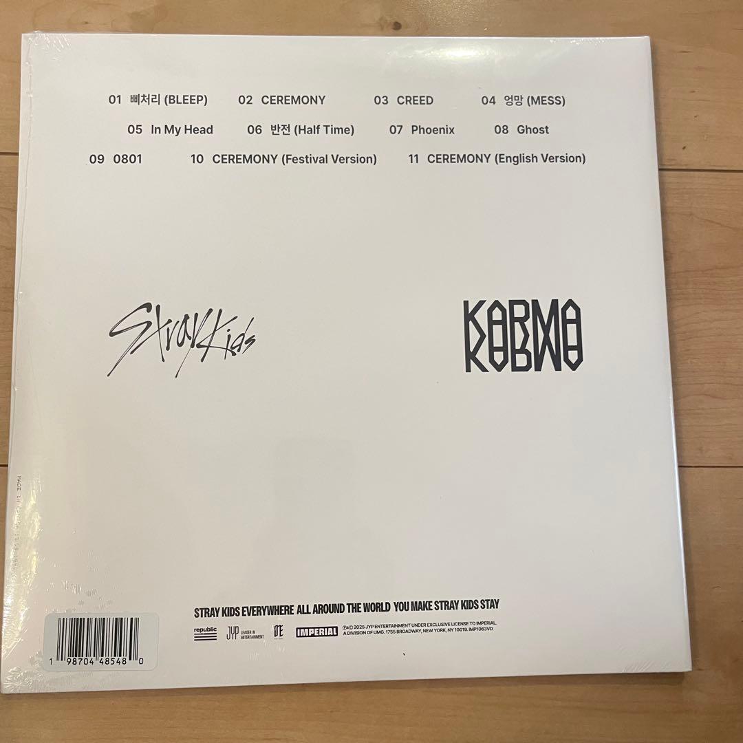 アメリカ限定　straykids KARMA VINYL ver 新品　レコード