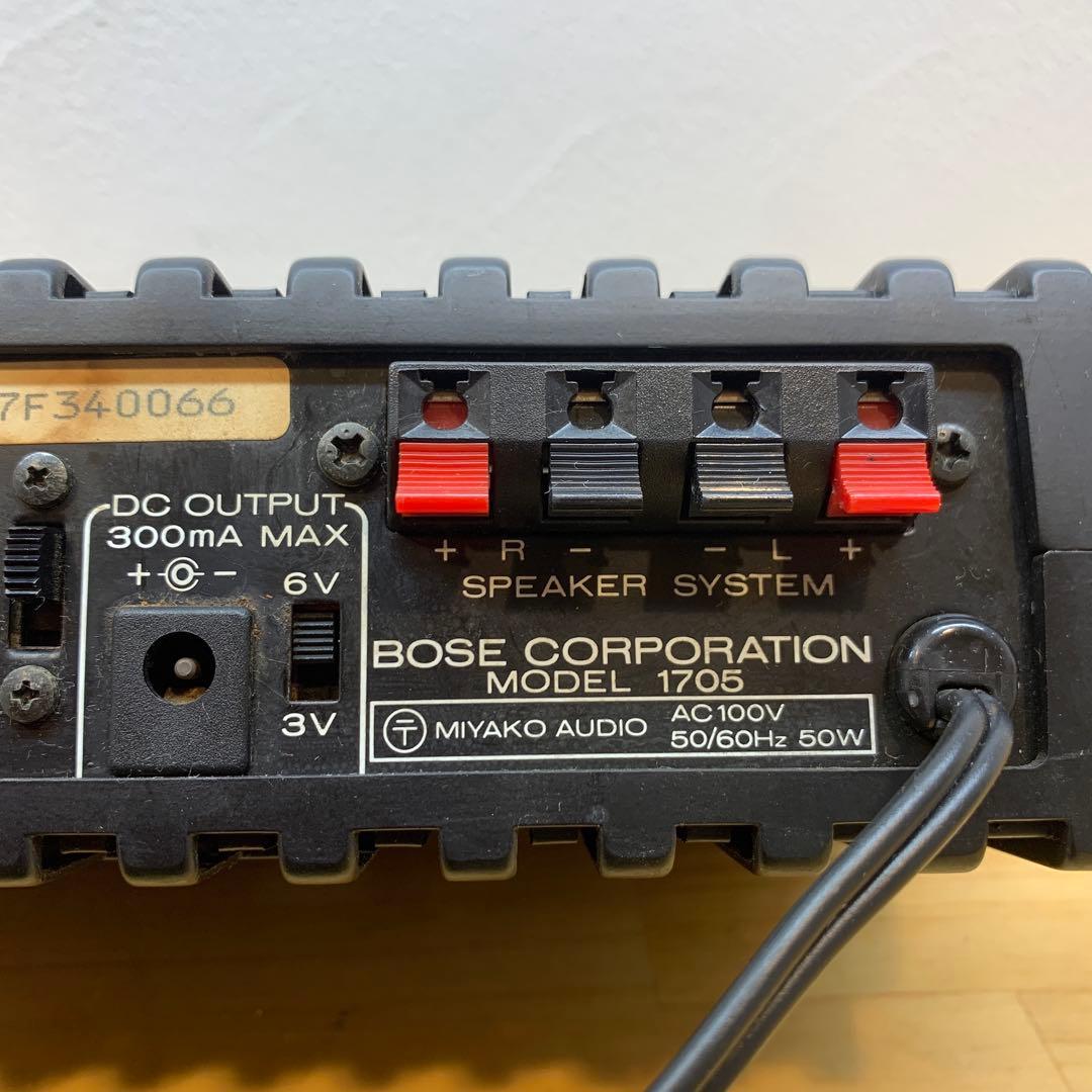 BOSE 1705 ステレオパワーアンプ メンテナンス済み 動作品