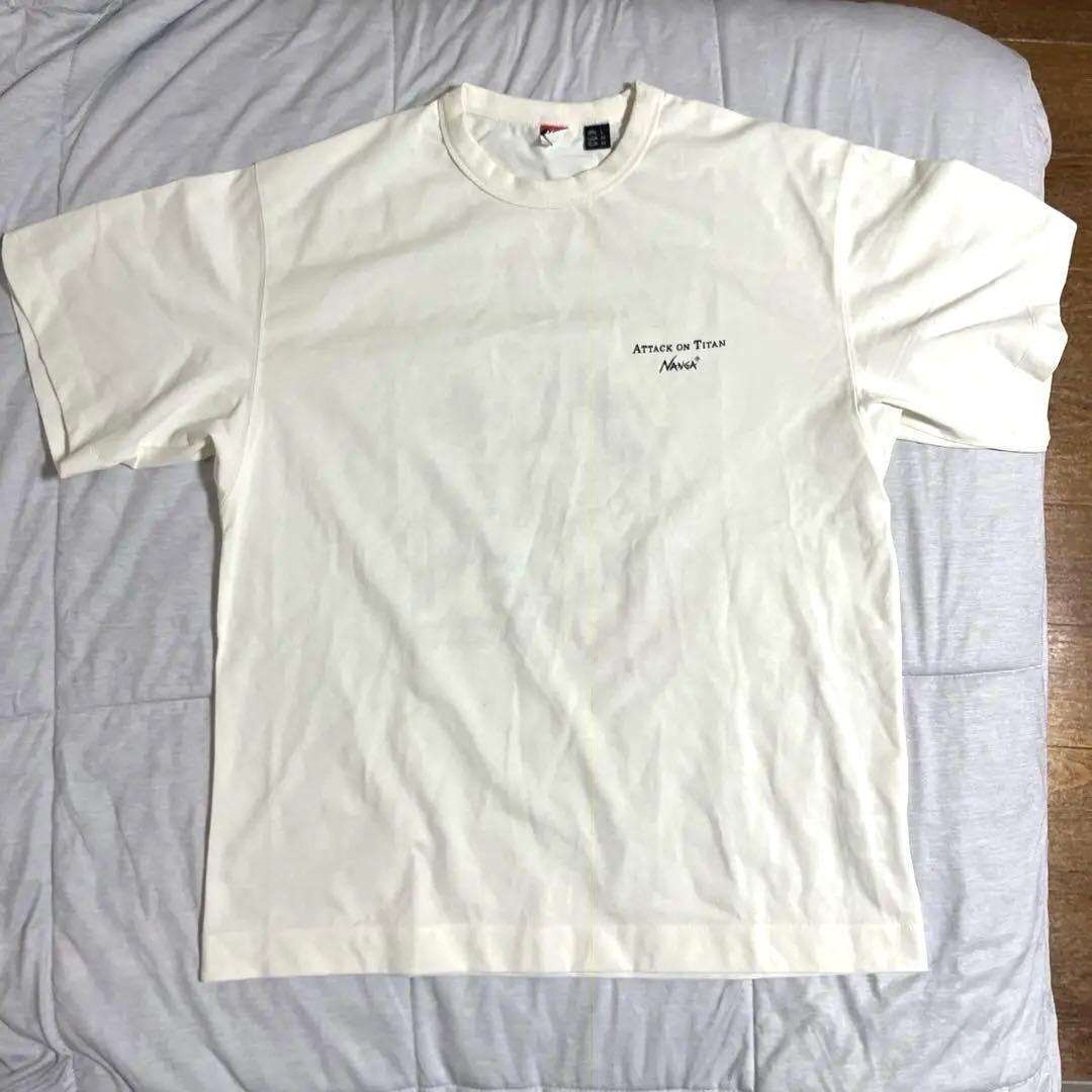 【新品未使用】NANGA 進撃の巨人 Tシャツ 未使用 レア アニメT コラボ