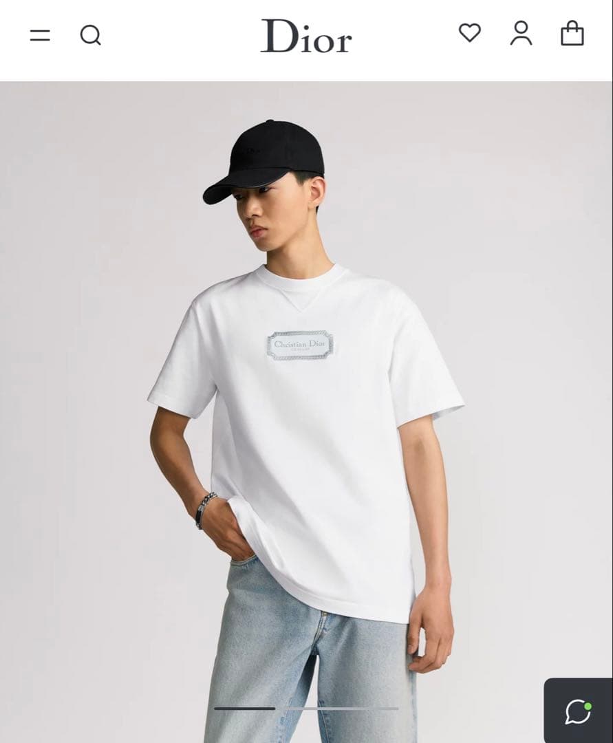 Diorホワイト Tシャツキング