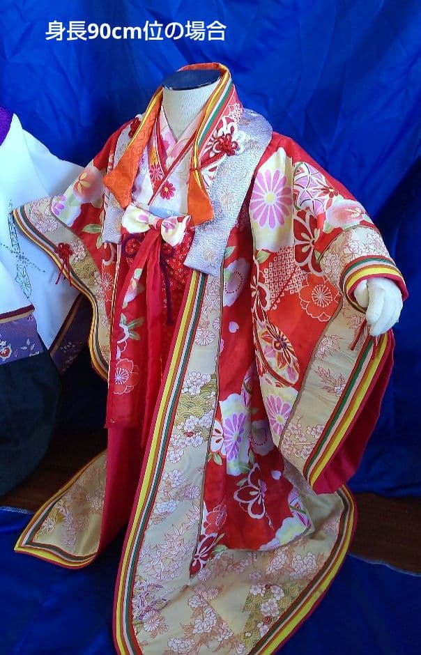 平安時代十二単風羽織り
