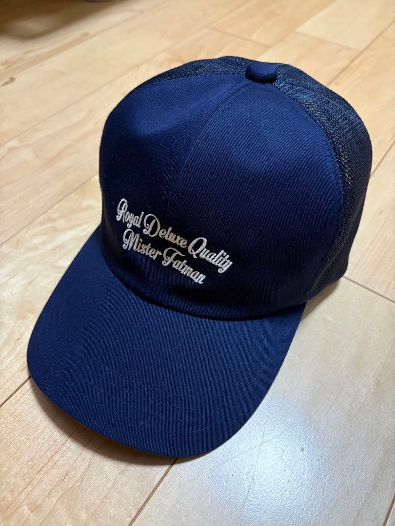 Mr. FATMAN ネイビー メッシュキャップ Mサイズ