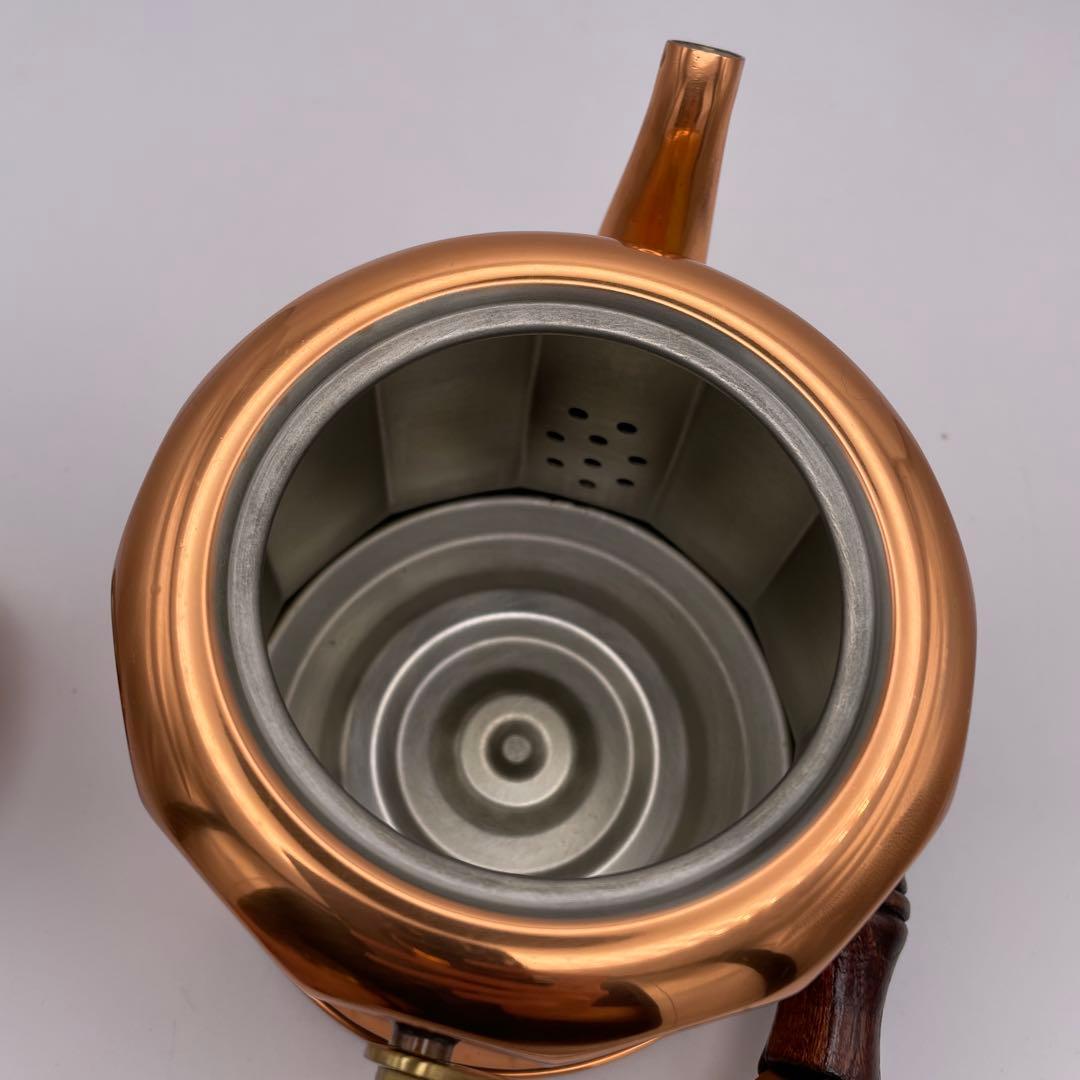 【純銅ケトル】カパーメイト ロワイヤル やかん　1.2L※未使用長期保管品②
