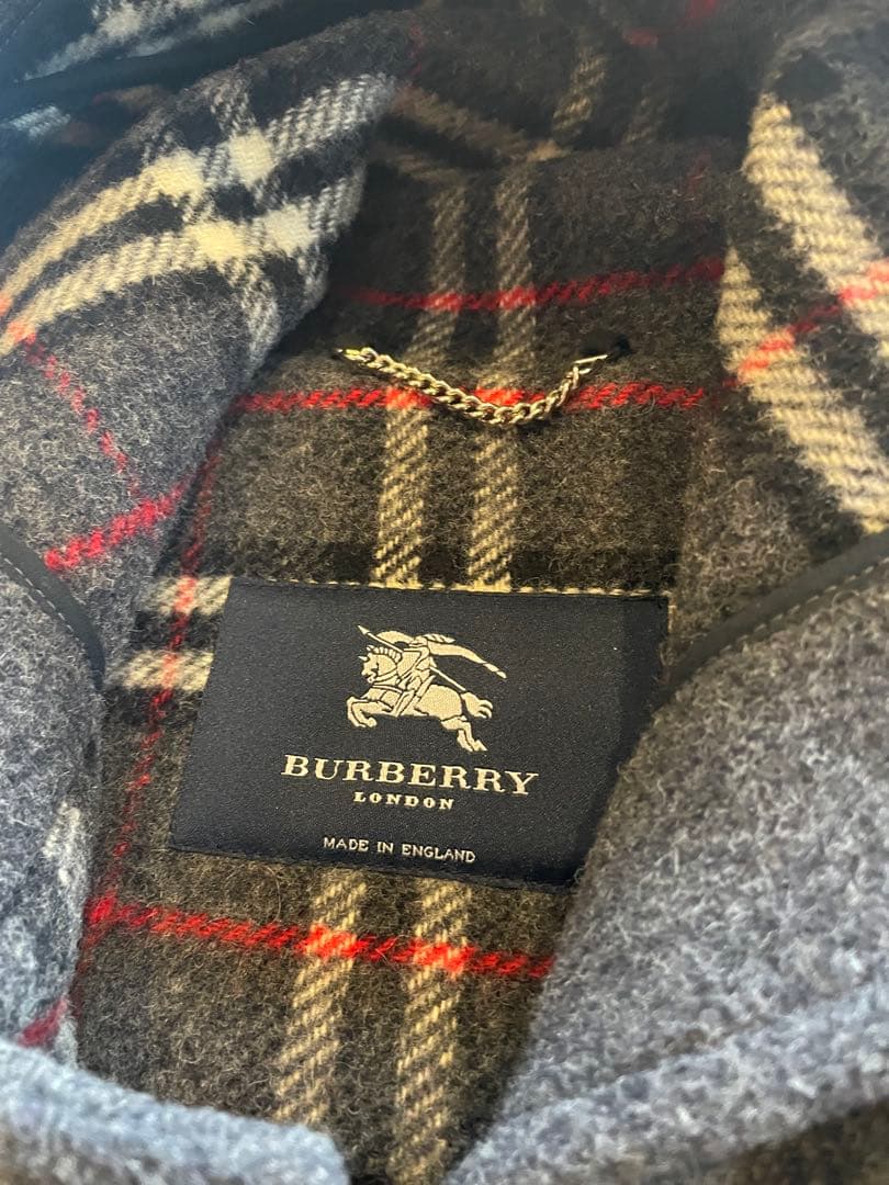 【未使用級】BURBERRY バーバリー スペシャリティ ダッフルコート　グレー