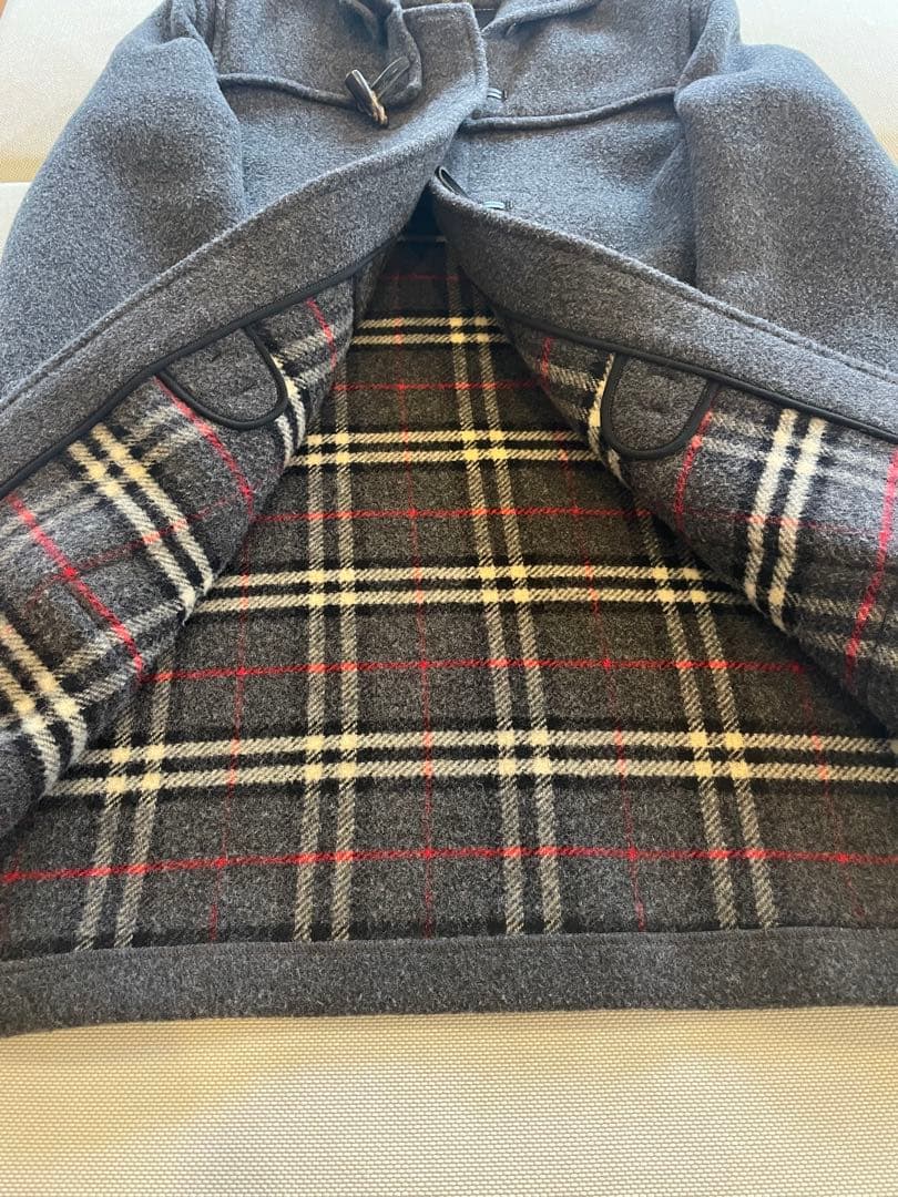 【未使用級】BURBERRY バーバリー スペシャリティ ダッフルコート　グレー