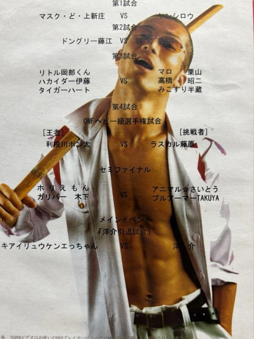 OWF 大阪学院大学プロレス研究会DVD７巻セット