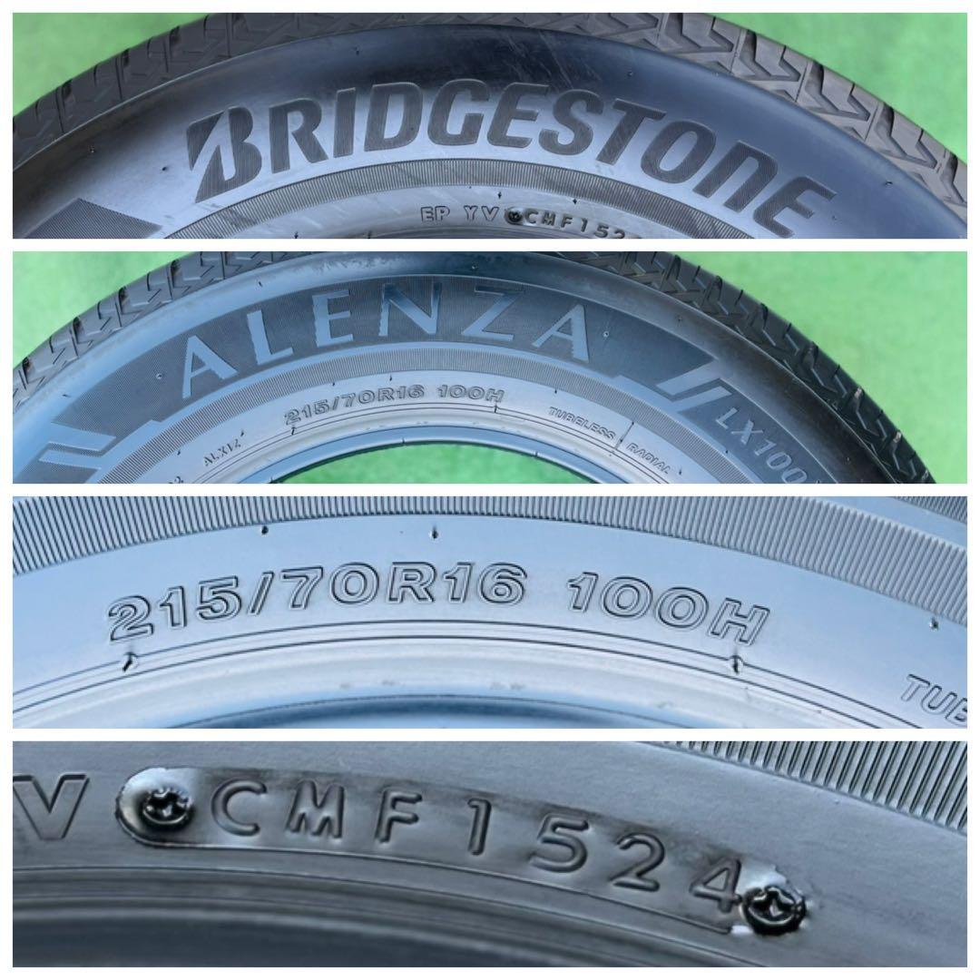 215/70R16.ブランド:ブリヂストン ALENZA LX100.2024年