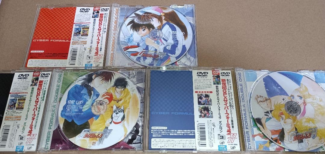 【国内正規品DVD】新世紀GPXサイバーフォーミュラ　ダブルワン（全3巻セット）