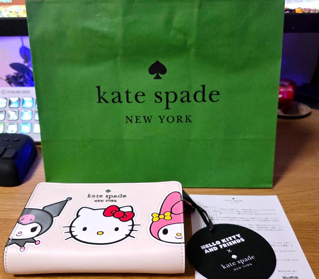 新品未使用 ケイトスペード×サンリオ kate spade KN892 おまけ