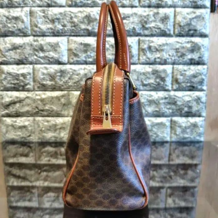 セリーヌバッグ CELINE マカダム柄 ハンドバッグ