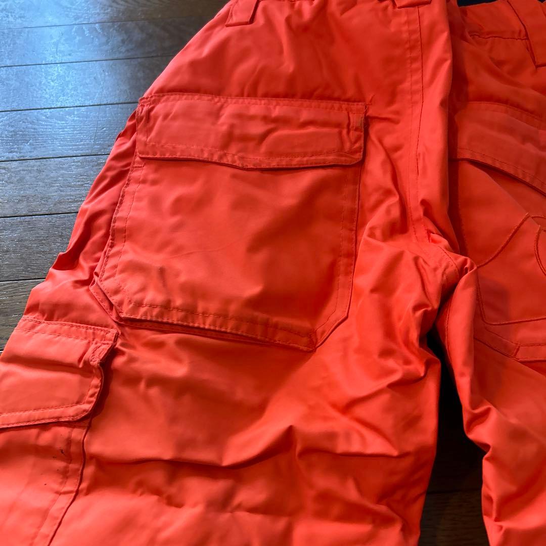 Mサイズ　Quiksilver 子供用 スノーボードウェア オレンジ