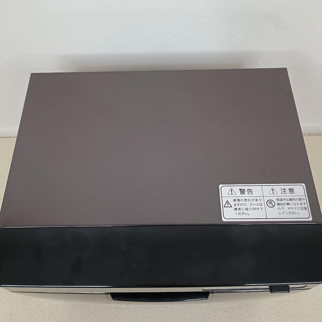 タオルウォーマー K 前開き Sサイズ 7.5L ブラウン/ブラック おしぼり