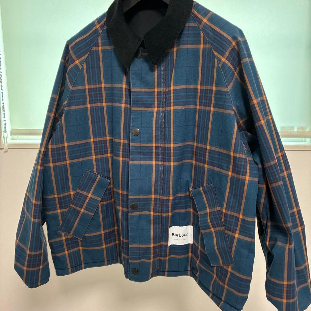 【美品】Barbour 別注　トランスポート　サイズ40 チェック柄リバーシブル