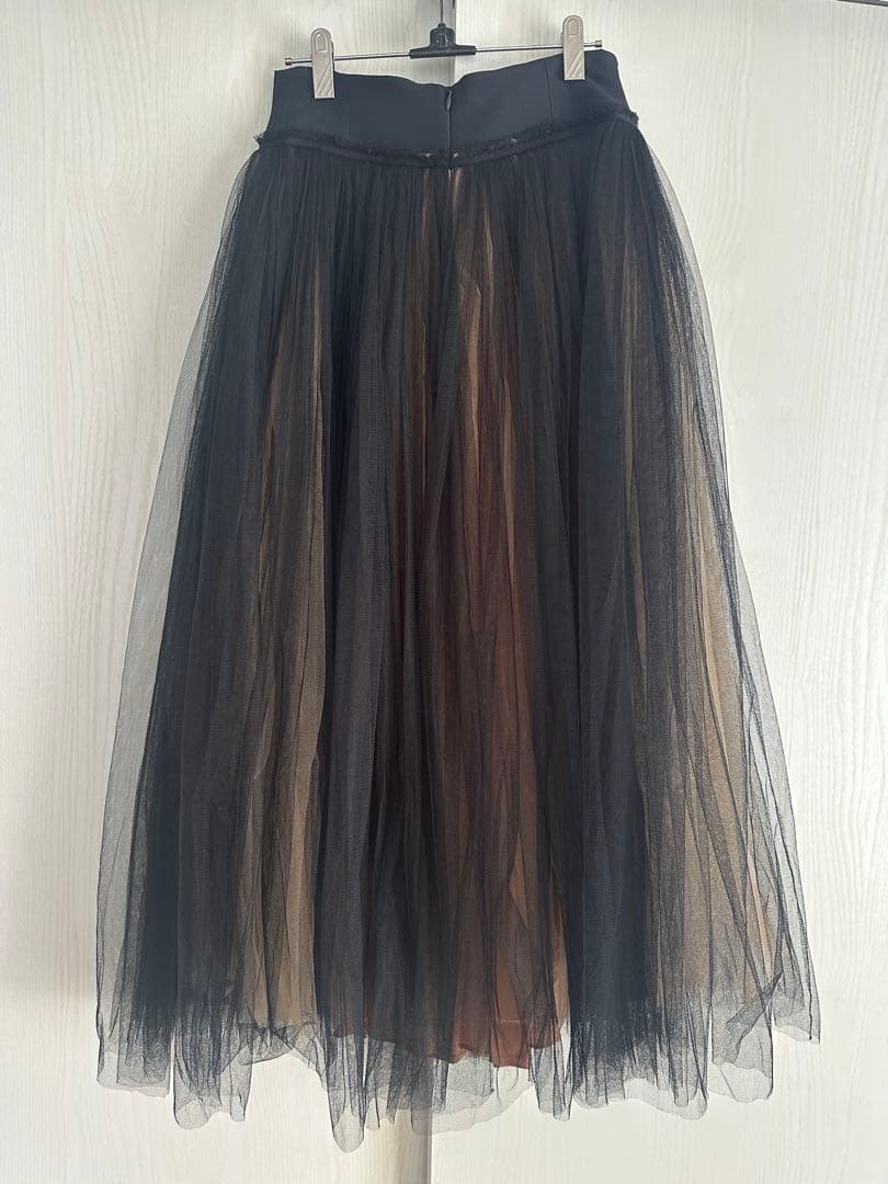 avouavou WOOL SILK YORK TULLE チュール スカート