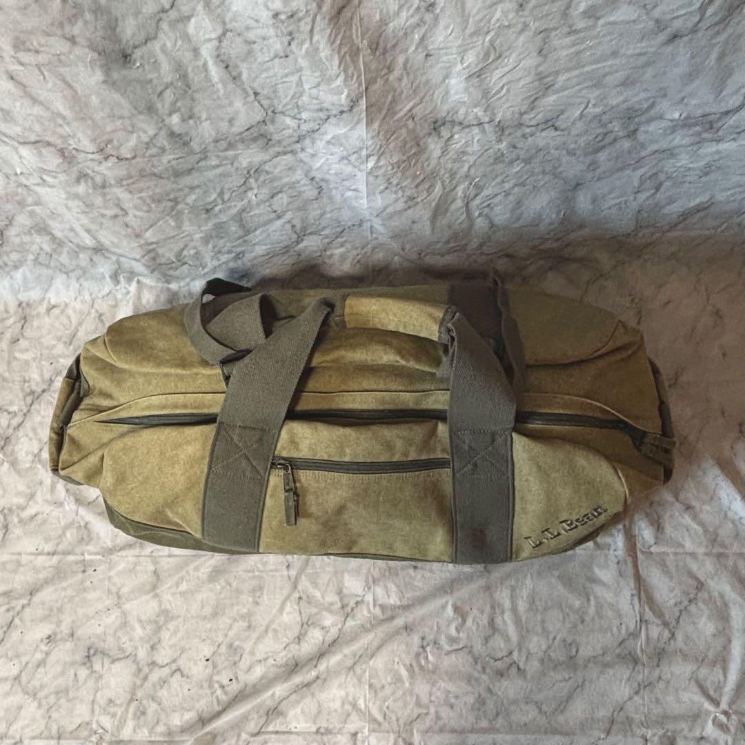80s L.L.Bean 特大サイズ ボストンバック キャンバス ダッフルバッグ