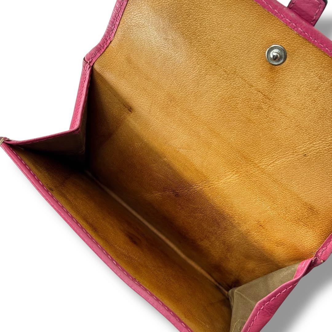 小物 Vintage Coach Soho Signature pink Wallet