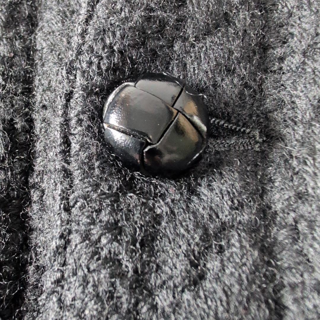 MARKAWARE 黒 ケーブル編み ジャンパー ブルゾン M