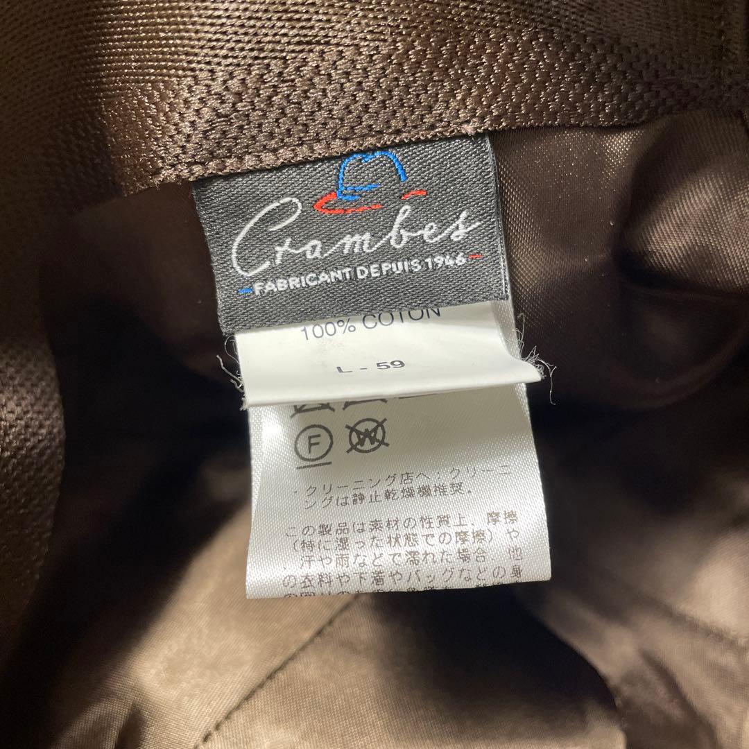Crambes BEAMS F コーデュロイ　キャップ　オリーブ