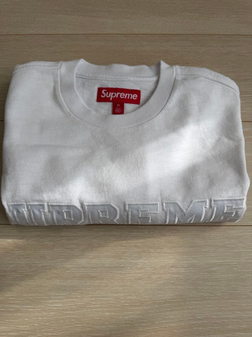 Supreme College Logo カレッジロゴTee ホワイト　M