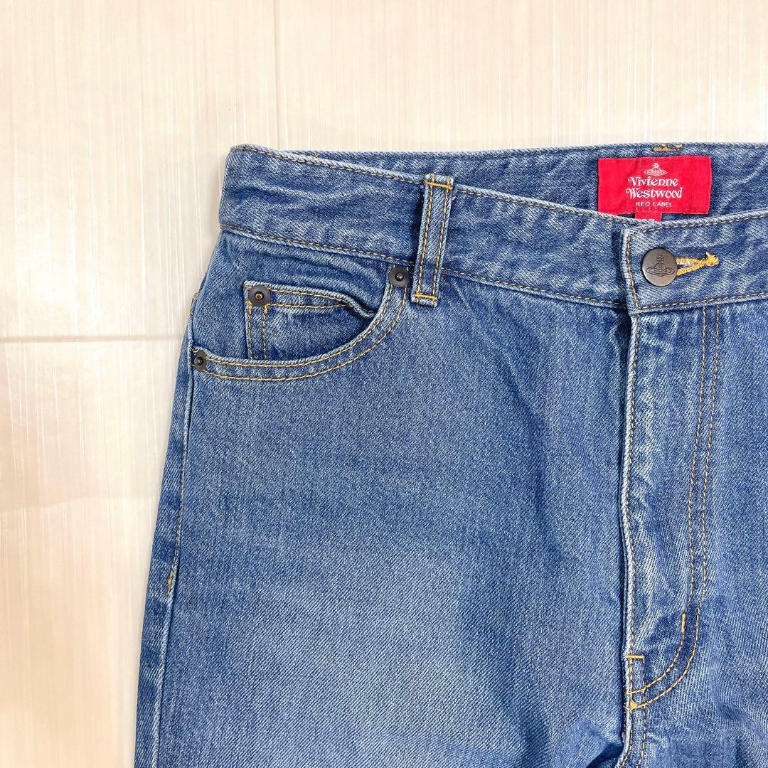 みのりこさま専用 Vivienne Westwood デニムパンツ オーブ刺繍