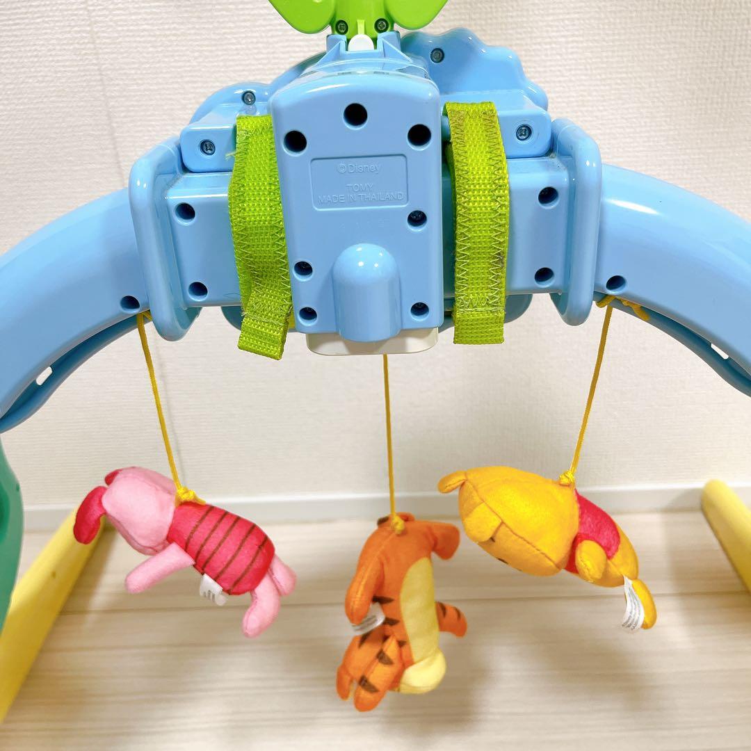 【美品】プーメリー　選べる回転ジムにへんしんメリー　タカラトミー　くまのプーさん