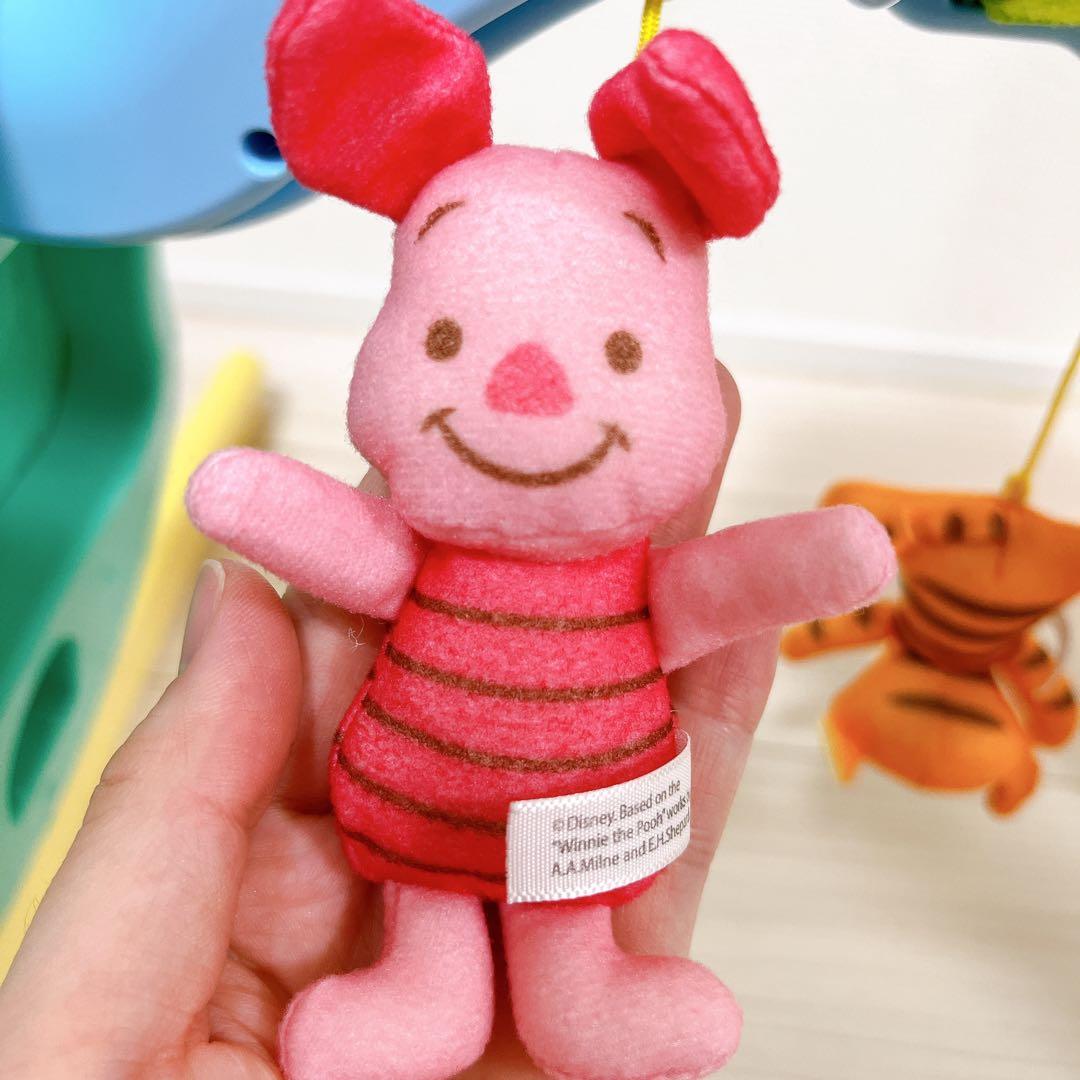 【美品】プーメリー　選べる回転ジムにへんしんメリー　タカラトミー　くまのプーさん