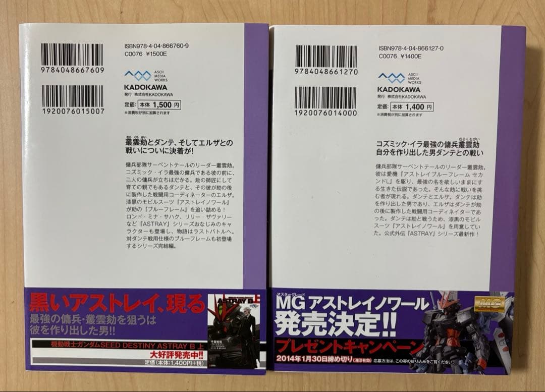 機動戦士ガンダムSEED DESTINY ASTRAY B 上下巻セット