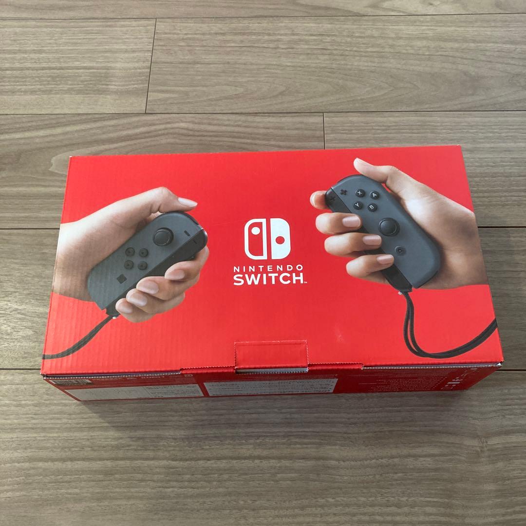 【美品中古】Nintendo Switch 本体グレー（バッテリー強化モデル）